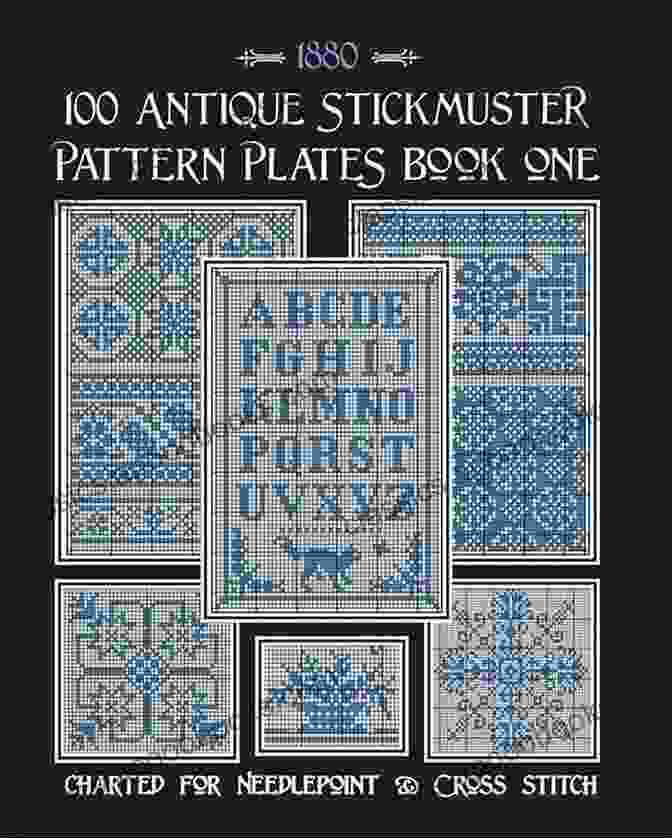 100 Antique Stickmuster Pattern Plates One 100 Antique Stickmuster Pattern Plates: One