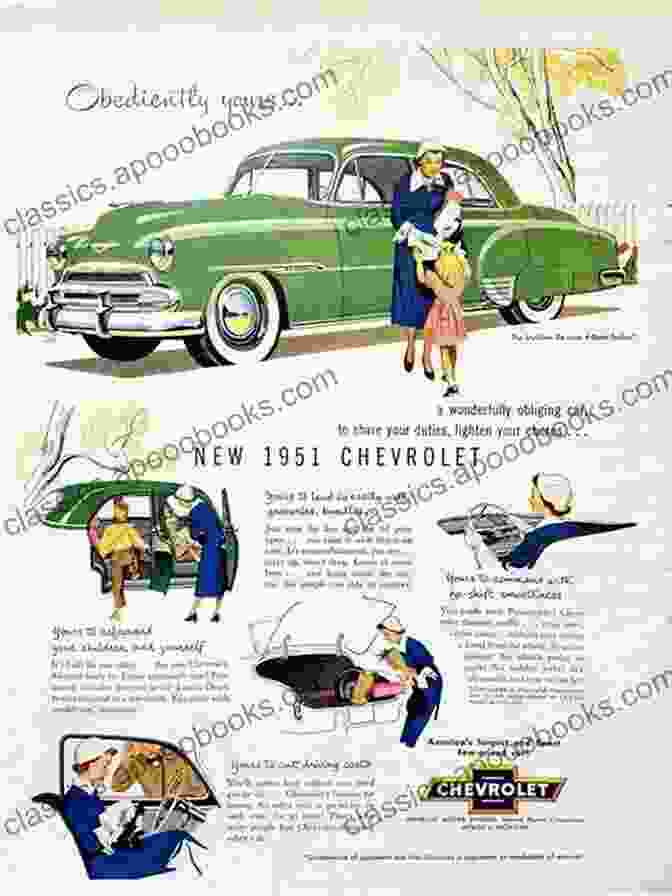 1950 Chevrolet Styleline DeLux Sales Advertisement Featuring A Vibrant Illustration Of A Stylish Couple In A Red Convertible, Emphasizing The Car's 'beauty' And 'performance'. Daniels Motor Car Company Sales Literature: Volume Two (Automobile Sales Literature 2)