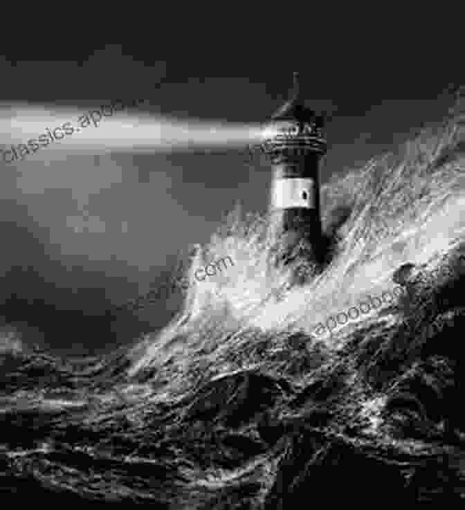 A Black And White Photograph Of A Lighthouse Keeper Standing Next To The Lighthouse. Itty Bitty Kitty Guide To Lighthouses Of New Hampshire