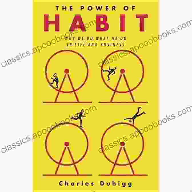 A Book Titled 'The Power Of Habit' With A Blue Cover And A Yellow Stripe. The Power Of Habit: Why We Do What We Do In Life And Business