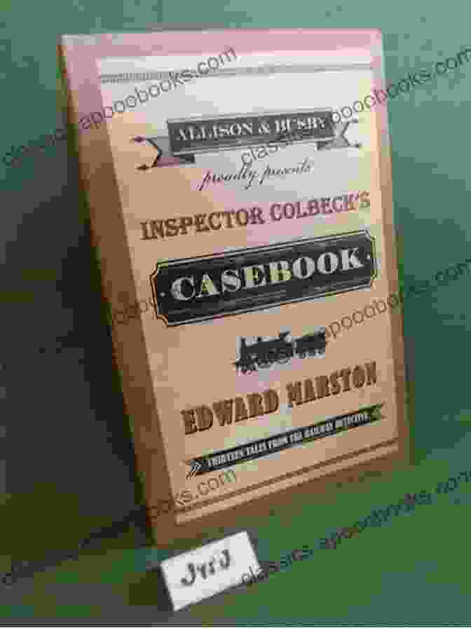 A Close Up Of The Inspector Colbeck Casebook, Featuring A Magnifying Glass And A Shadowy Figure In The Background. Inspector Colbeck S Casebook: Thirteen Tales From The Railway Detective (Railway Detective 20)