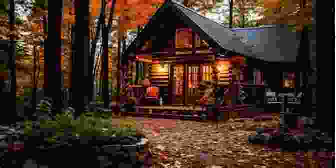 A Cozy Autumn Cabin Surrounded By Vibrant Foliage Dear October: Poems Mary Morris