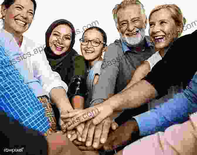 A Diverse Group Of People Smiling And Interacting, Symbolizing Mental Health Well Being And Community Ensouling Our Schools: A Universally Designed Framework For Mental Health Well Being And Reconciliation (Teaching To Diversity)