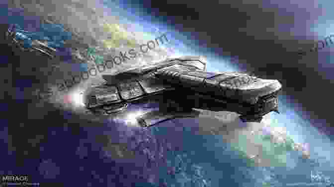 A Majestic Spaceship Soars Through The Vast Expanse Of Space, Its Sleek Design Hinting At The Extraordinary Adventures That Lie Ahead. The Ships Of Merior (The Wars Of Light And Shadow 2)