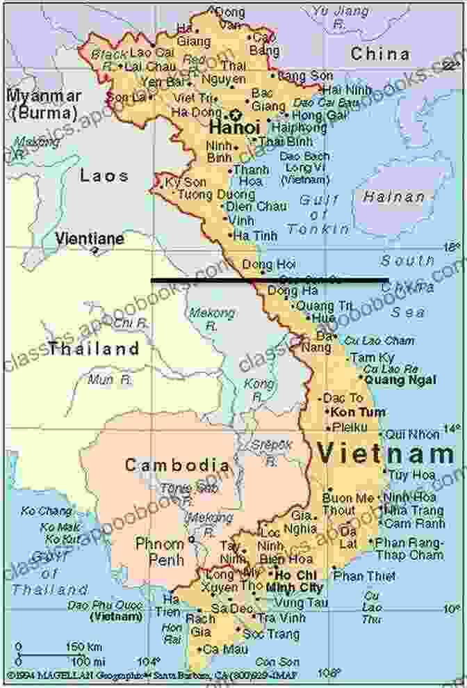 A Map Of Vietnam Divided At The 17th Parallel, With The Democratic Republic Of Vietnam (North Vietnam) In The North And The Republic Of Vietnam (South Vietnam) In The South The Two Vietnams: A Political And Military Analysis