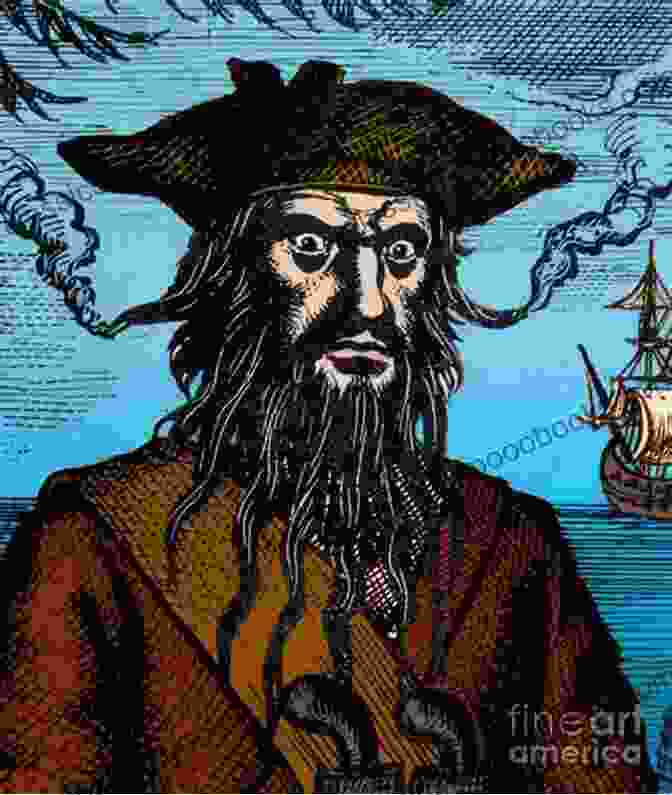 A Menacing Portrait Of The Legendary Pirate Blackbeard, With His Long, Flowing Beard And Piercing Gaze. The Pirates Of The New England Coast 1630 1730 (Dover Maritime)