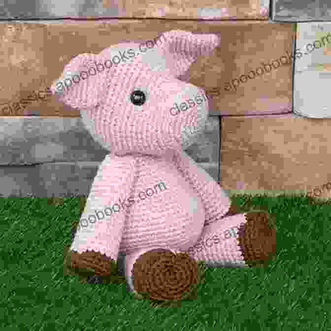 A Playful Crocheted Pig With A Curly Tail And Rosy Cheeks Amigurumi Farmyard: Over 20 Cute Crochet Patterns To Make Your Own Mini Farm