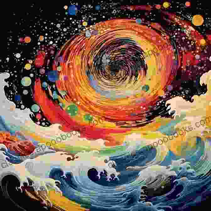 A Swirling Vortex Of Colors, Representing The Passage Of Time Shadows Of A Lost Time