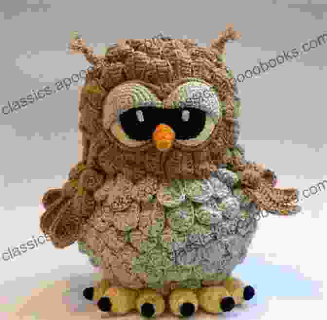 A Wise Crocheted Owl With Big, Round Eyes And Feathered Wings Amigurumi Farmyard: Over 20 Cute Crochet Patterns To Make Your Own Mini Farm