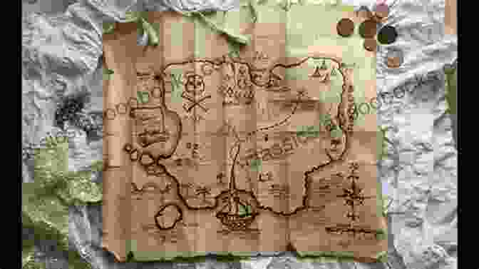 An Aged And Worn Treasure Map, Marked With Cryptic Symbols And Pointing Towards A Hidden Island. The Pirates Of The New England Coast 1630 1730 (Dover Maritime)