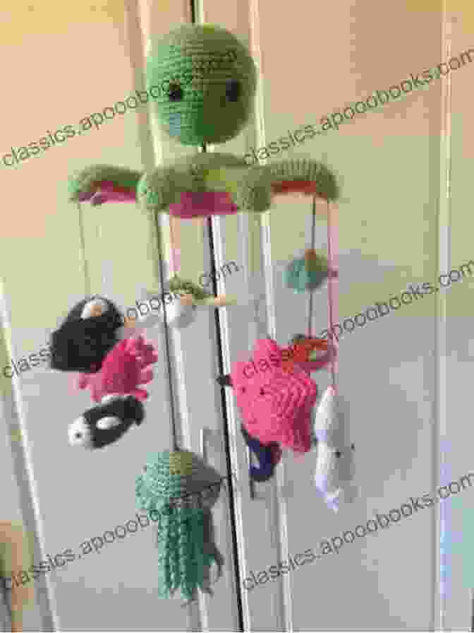 An Assembled Amigurumi Crochet Baby Mobile Sea Amigurumi Chrochet Pattern: Baby Mobile Sea