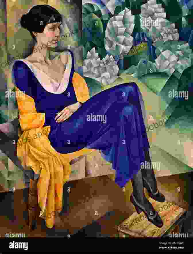 Anna Akhmatova, A Russian Poet, Sits In A Chair Wearing A Printed Dress And A Headscarf Final Meeting: Selected Poetry Of Anna Akhmatova