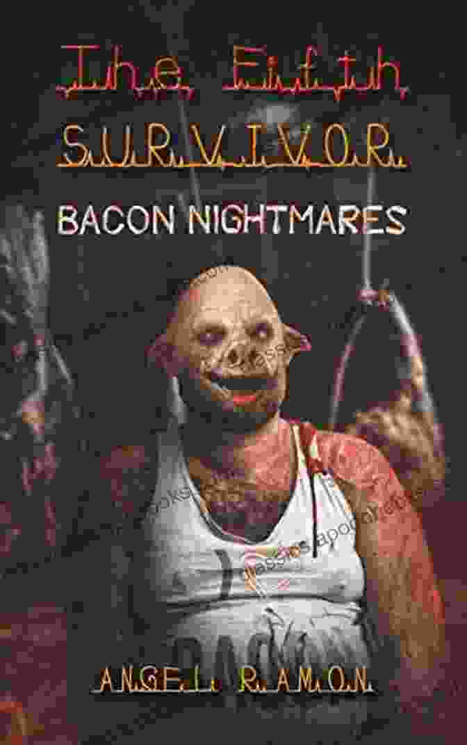 Bacon Nightmares: The Fifth Survivor Side Quests Book Cover Featuring A Bacon Strip Monster Lurking Within A Kitchen The Fifth Survivor: Bacon Nightmares (The Fifth Survivor Side Quests 1)