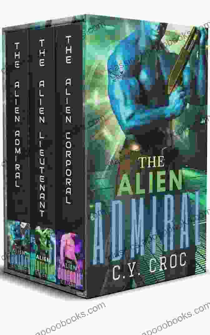 Cover Of The Book Perinqual Galaxy Officers The Alien Lieutenant: A SciFi Enemies To Lovers Romance (Perinqual Galaxy Officers 2)