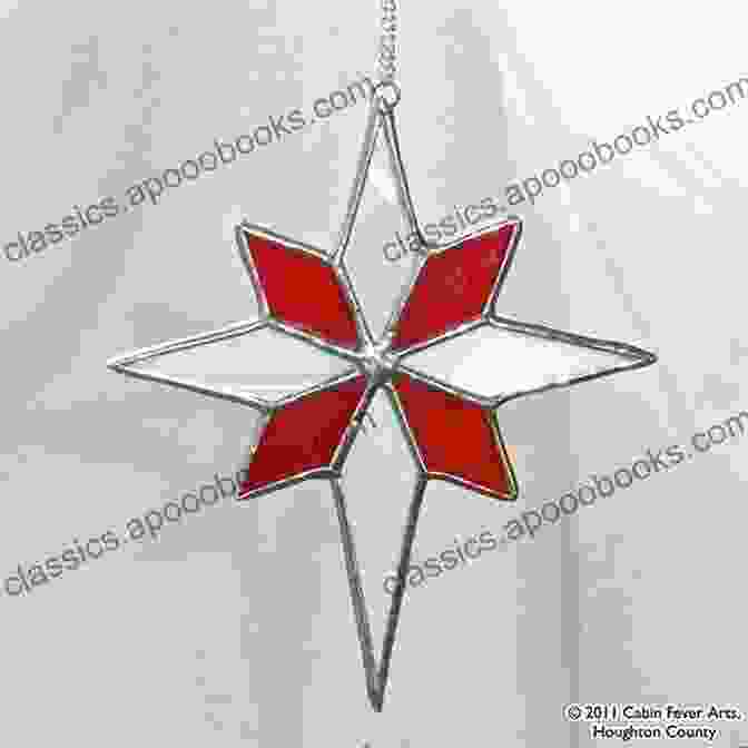 Elegant Star Ornament Pattern With Shimmering Cutouts DIY CHRISTMAS ORNAMENT PATTERNS GUIDE FOR BEGINNERS: Free Easy Printable Diy Christmas Tree Ornament Patterns You Can Reduce Out With A Scroll Saw Laser Slicing Machine