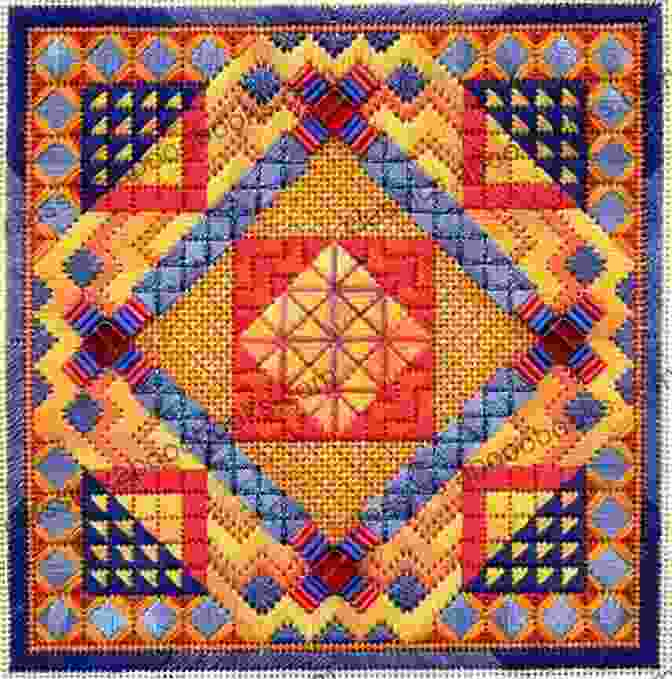 Geometric Needlework Design Choice Designs For Cross Stitch Embroidery: Antique Charted Pattern Plates