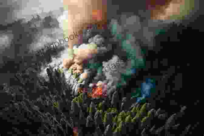 Image Of A Raging Wildfire Consuming A Forest Geologic Catastrophes: Climate Change Affects