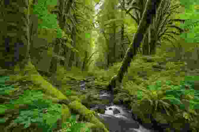 Lush Forest Scene With Towering Trees And Cascading Waterfalls Northwood: A Novella Maryse Meijer