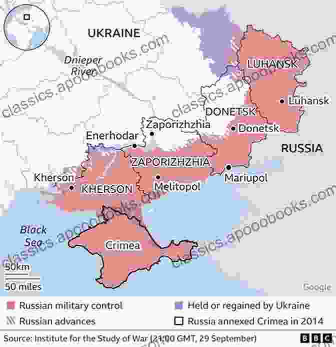 Map Showing The Russian Annexation Of Crimea And The Ongoing Conflict In Eastern Ukraine Ukraine S Revolt Russia S Revenge: Revolution Invasion And A United States Embassy