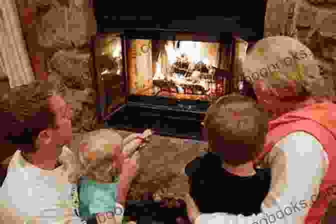 People Of All Ages And Backgrounds Gather Around A Cozy Fireplace, Engrossed In The Pages Of 'The King's Coat.' The King S Coat: An Alan Lewrie Naval Adventure (Alan Lewrie Naval Adventures 1)