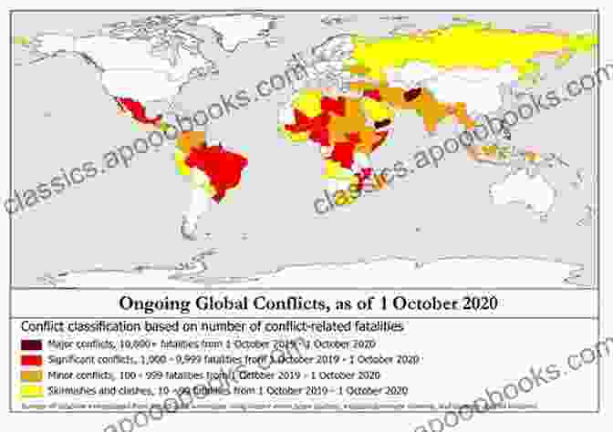 World Map Depicting Global Conflicts And Challenges International Conflict Management Andrew P Owsiak