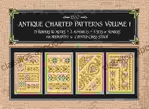 Antique Charted Patterns Volume 1: 19th Century Designs For Needlepoint Cross Stitch