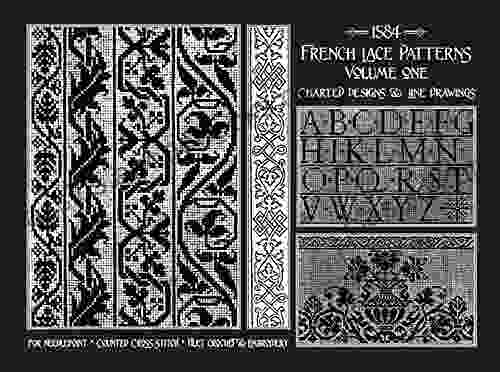 French Lace Patterns Volume 1: Charted Designs Line Drawings From 1584